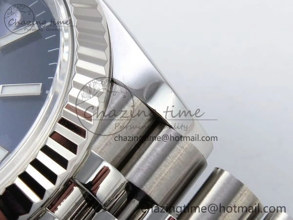 DateJust 36 126234 APF 1:1 Best Edition 904L Steel Blue Sitck Dial on SS Jubilee Bracelet VR Practical 1582