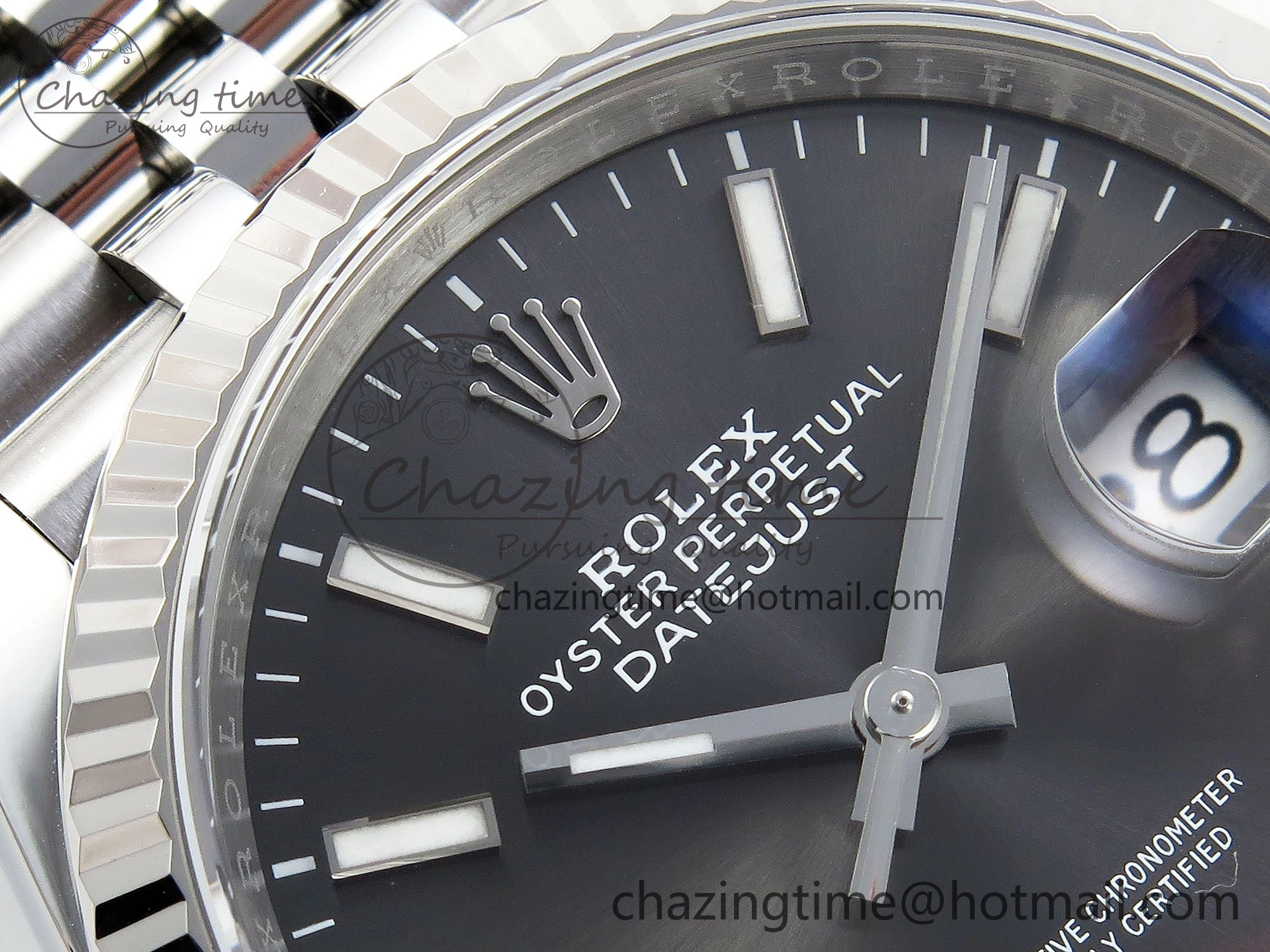 DateJust 36 126234 APF 1:1 Best Edition 904L Steel Gray Sitck Dial on SS Jubilee Bracelet VR HighQuality 1595