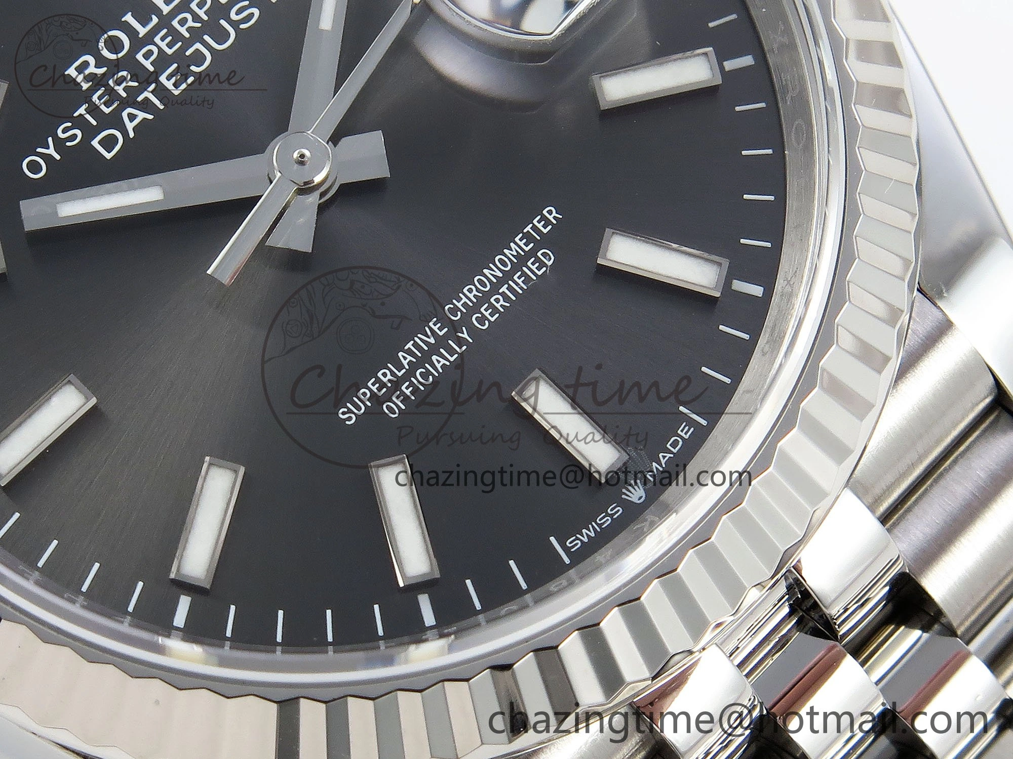 DateJust 36 126234 APF 1:1 Best Edition 904L Steel Gray Sitck Dial on SS Jubilee Bracelet VR HighQuality 1595