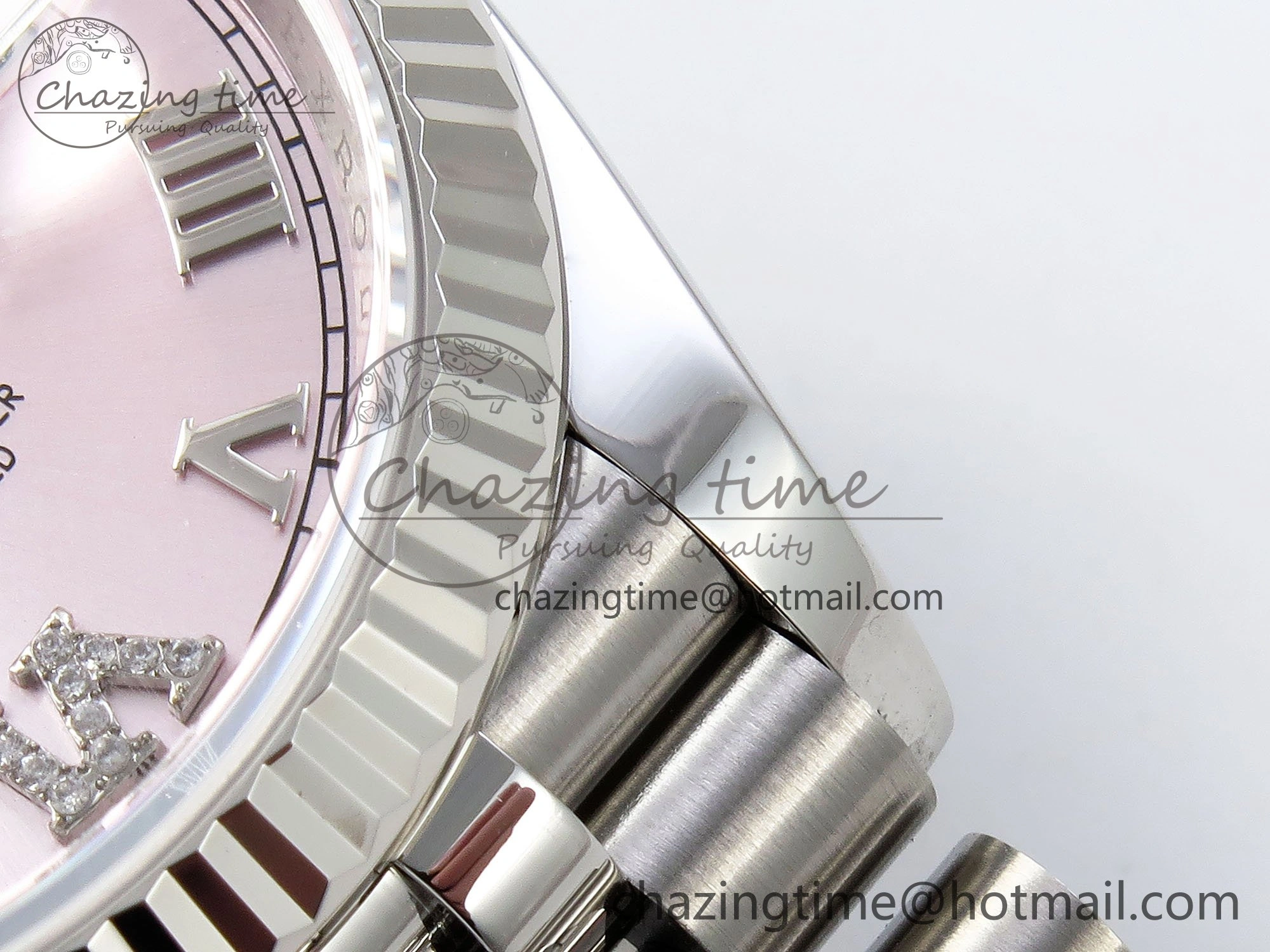 DateJust 36 126234 APF 1:1 Best Edition 904L Steel Pink Diamond Roman Dial on Jubilee Bracelet VR Youthful 1536