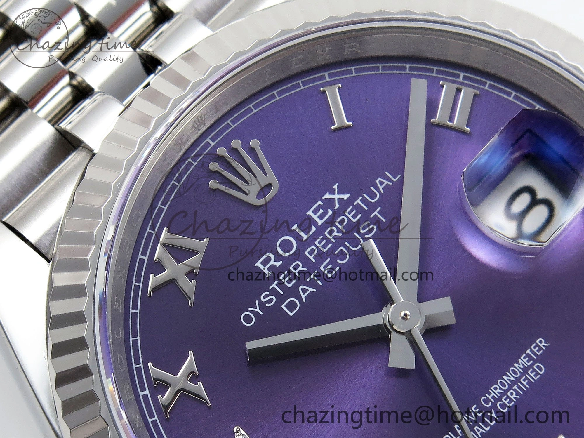 DateJust 36 126234 APF 1:1 Best Edition 904L Steel Purple Diamond Roman Dial on Jubilee Bracelet VR Fashionable 1533