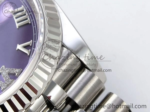 DateJust 36 126234 APF 1:1 Best Edition 904L Steel Purple Diamond Roman Dial on Jubilee Bracelet VR Fashionable 1533