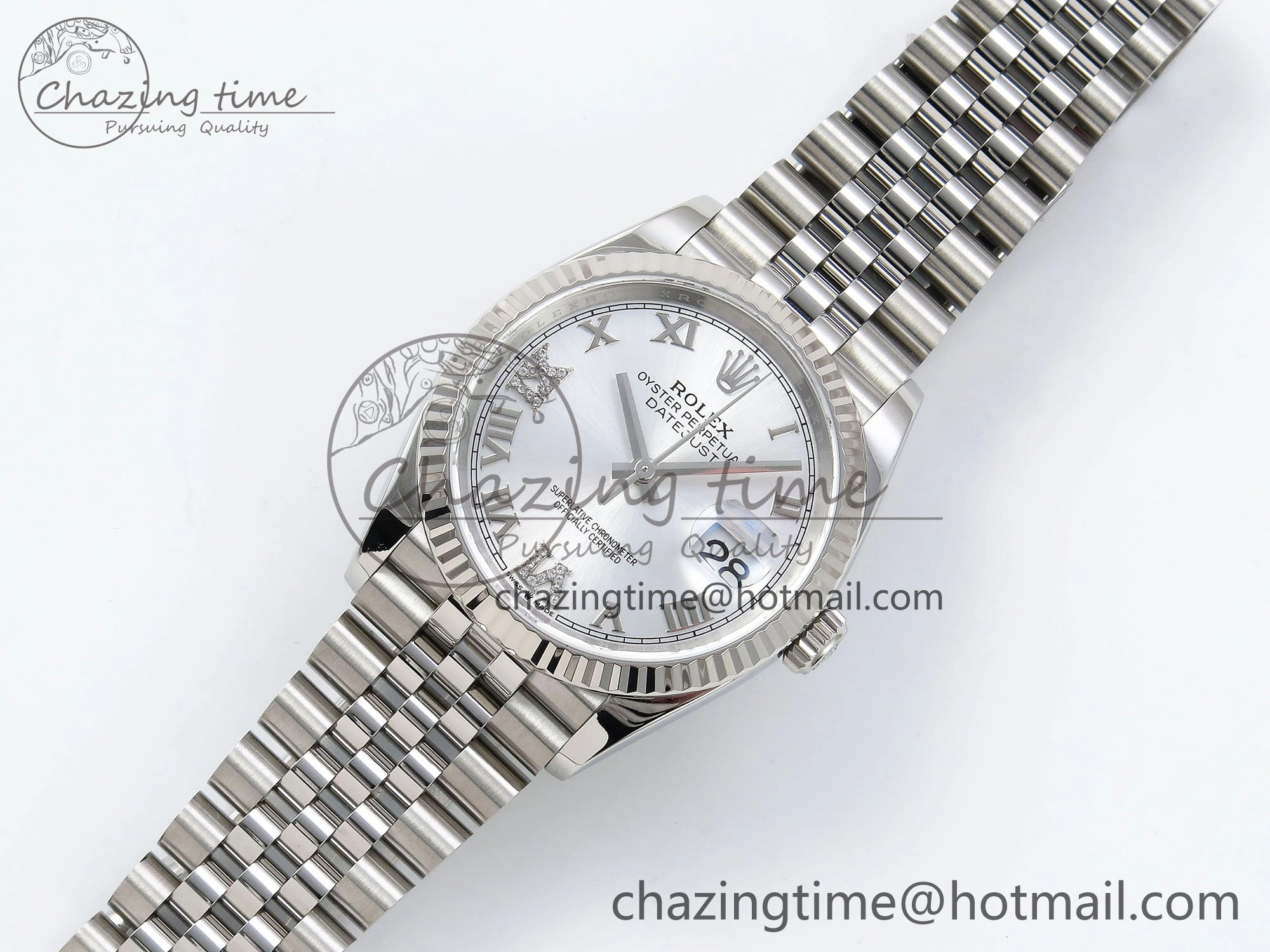 DateJust 36 126234 APF 1:1 Best Edition 904L Steel Silver Diamond Roman Dial on Jubilee Bracelet VR Affordable 1535