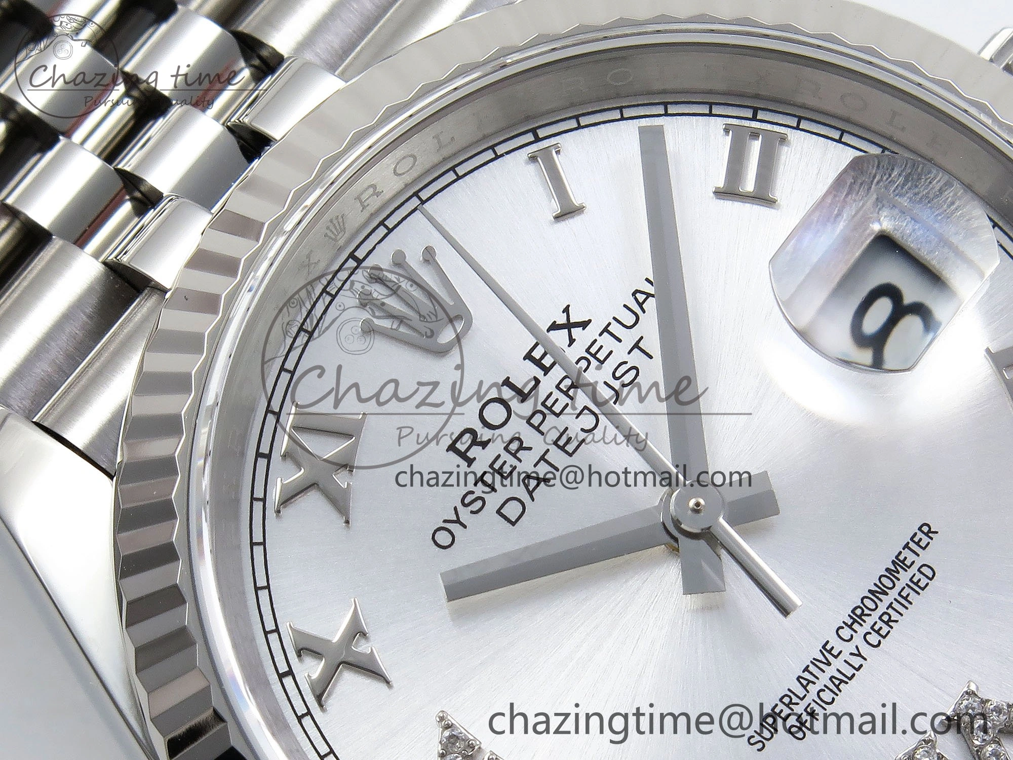 DateJust 36 126234 APF 1:1 Best Edition 904L Steel Silver Diamond Roman Dial on Jubilee Bracelet VR Affordable 1535