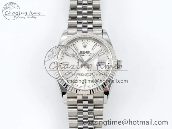 DateJust 36 126234 APF 1:1 Best Edition 904L Steel Silver Sitck Dial on SS Jubilee Bracelet VR ZeroBulk 1579