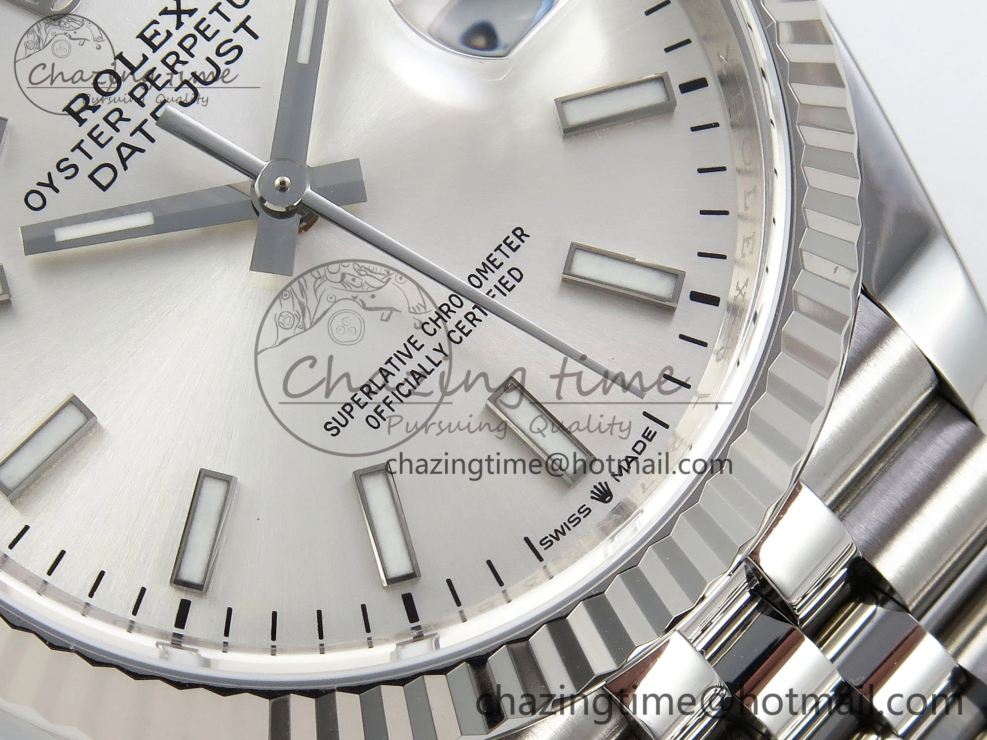 DateJust 36 126234 APF 1:1 Best Edition 904L Steel Silver Sitck Dial on SS Jubilee Bracelet VR ZeroBulk 1579