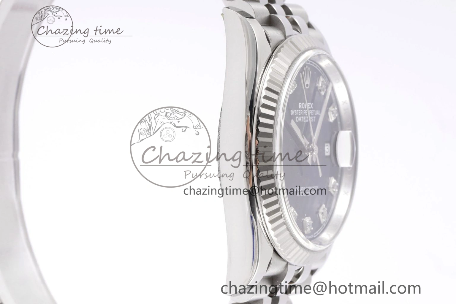 ModernLook DateJust 36 126234 Clean 1:1 Best Edition 904L Steel Blue Diamonds Dial on Jubilee Bracelet VR 1993