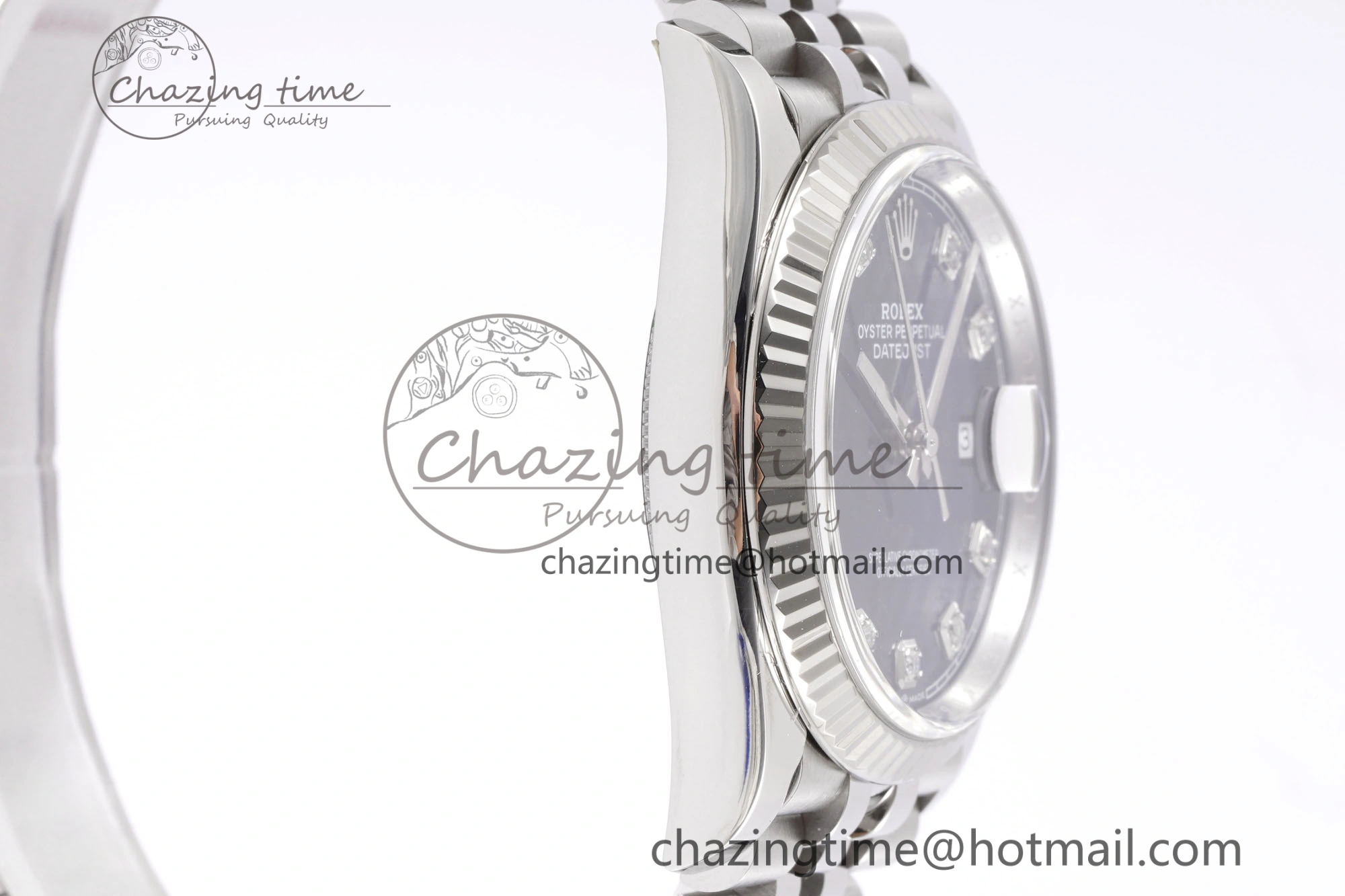 ModernLook DateJust 36 126234 Clean 1:1 Best Edition 904L Steel Blue Diamonds Dial on Jubilee Bracelet VR 1993