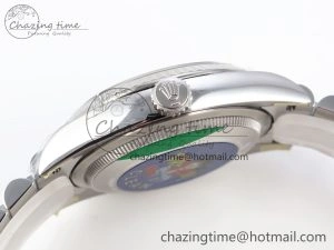 WellDesigned DateJust 36 126234 Clean 1:1 Best Edition 904L Steel Blue Textured Diamonds Dial on Jubilee Bracelet VR 1967