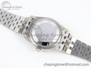 WellDesigned DateJust 36 126234 Clean 1:1 Best Edition 904L Steel Blue Textured Diamonds Dial on Jubilee Bracelet VR 1967