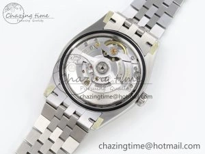 WellDesigned DateJust 36 126234 Clean 1:1 Best Edition 904L Steel Blue Textured Diamonds Dial on Jubilee Bracelet VR 1967