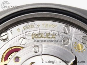 WellDesigned DateJust 36 126234 Clean 1:1 Best Edition 904L Steel Blue Textured Diamonds Dial on Jubilee Bracelet VR 1967