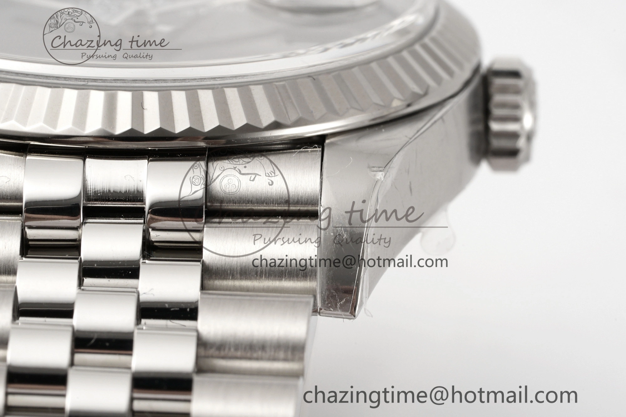Reliable DateJust 36 126234 Clean 1:1 Best Edition 904L Steel Gray Dial Green Roman Markers on Jubilee Bracelet VR 10132