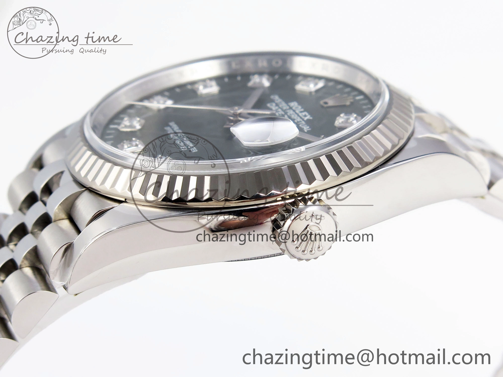 HighPerformance DateJust 36 126234 Clean 1:1 Best Edition 904L Steel Green Leaf Diamonds Dial on Jubilee Bracelet VR 1975