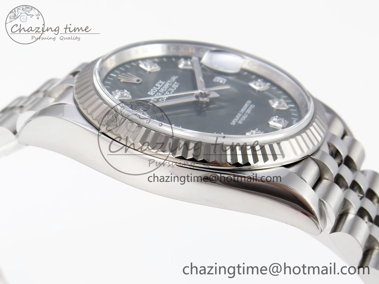 HighPerformance DateJust 36 126234 Clean 1:1 Best Edition 904L Steel Green Leaf Diamonds Dial on Jubilee Bracelet VR 1975