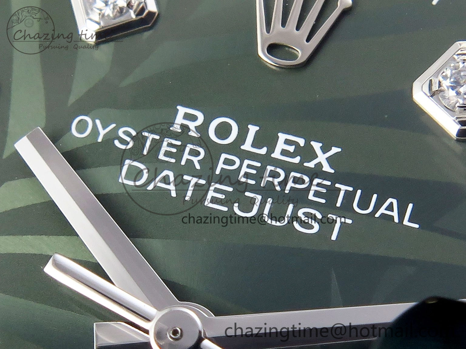 HighPerformance DateJust 36 126234 Clean 1:1 Best Edition 904L Steel Green Leaf Diamonds Dial on Jubilee Bracelet VR 1975