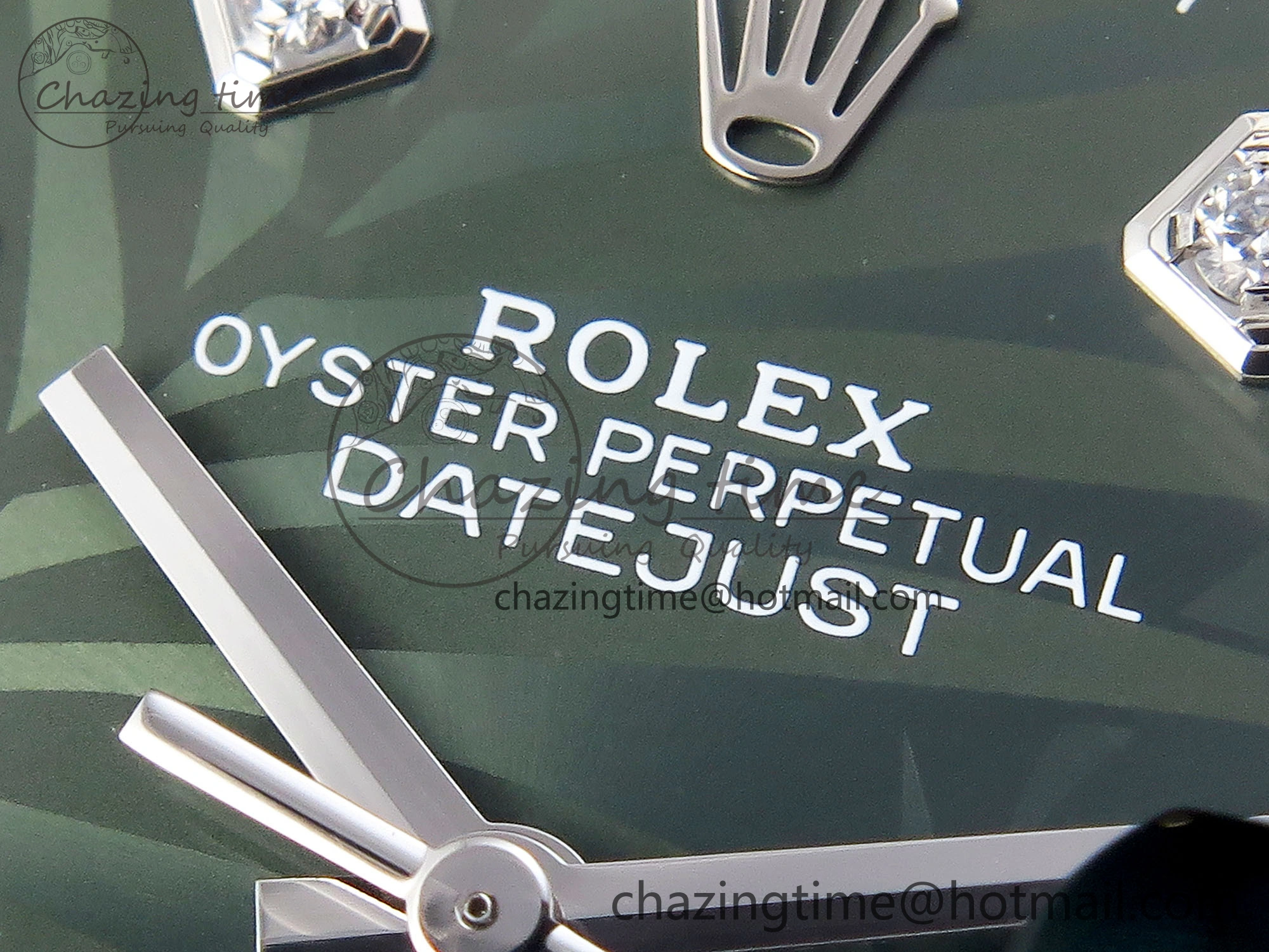 HighPerformance DateJust 36 126234 Clean 1:1 Best Edition 904L Steel Green Leaf Diamonds Dial on Jubilee Bracelet VR 1975