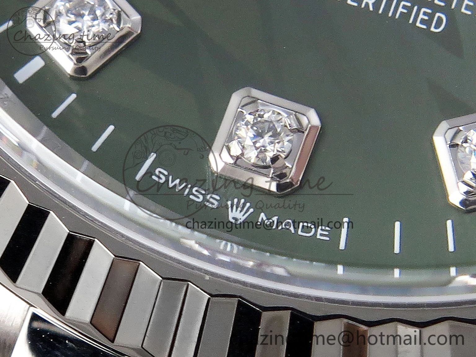 HighPerformance DateJust 36 126234 Clean 1:1 Best Edition 904L Steel Green Leaf Diamonds Dial on Jubilee Bracelet VR 1975