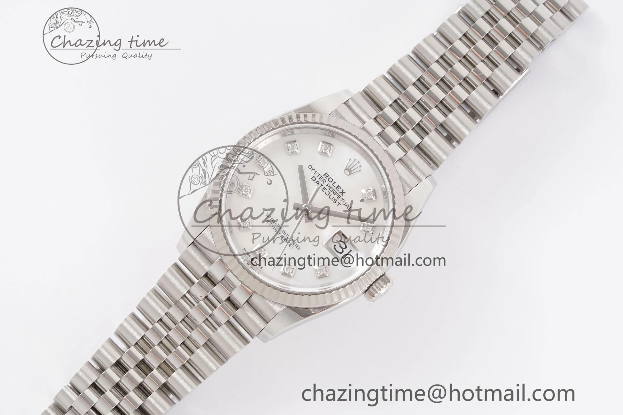 DateJust 36 126234 Clean 1:1 Best Edition 904L Steel White MOP Diamonds Dial on Jubilee Bracelet VR OdorResistant 10134