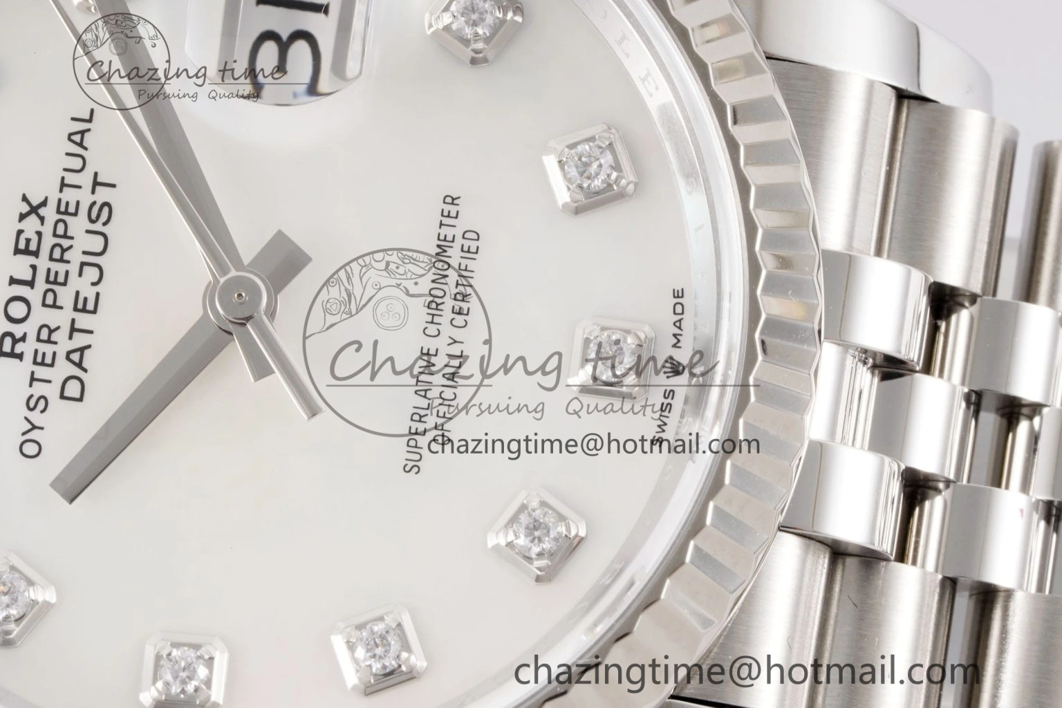DateJust 36 126234 Clean 1:1 Best Edition 904L Steel White MOP Diamonds Dial on Jubilee Bracelet VR OdorResistant 10134