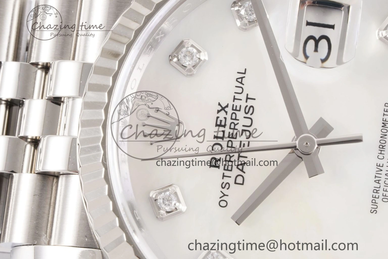 DateJust 36 126234 Clean 1:1 Best Edition 904L Steel White MOP Diamonds Dial on Jubilee Bracelet VR OdorResistant 10134
