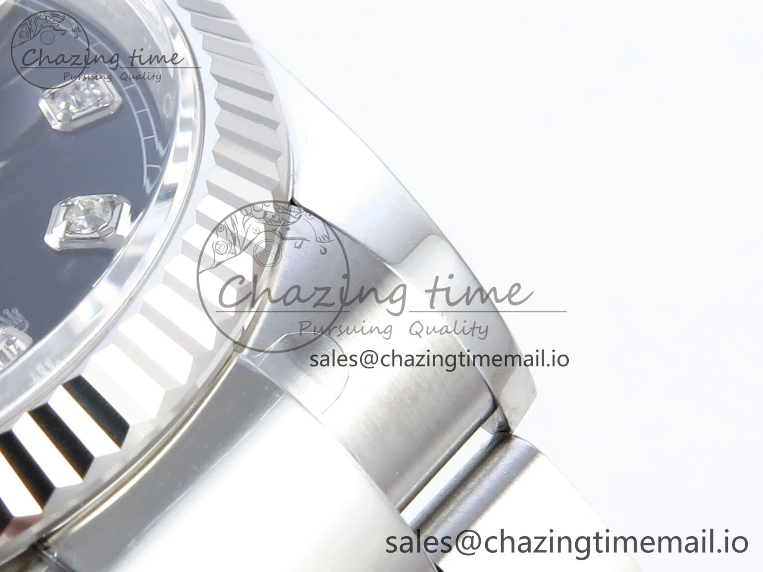 DateJust 36 126234 EWEF Best Edition Black Diamonds Dial on Oyster Bracelet A ComfortFit 688