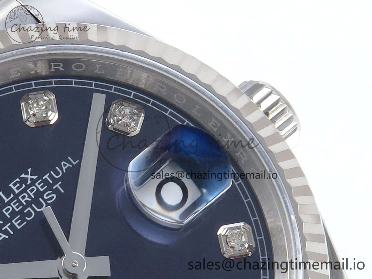 DateJust 36 126234 EWEF Best Edition Blue Diamonds Dial on Jubilee Bracelet A Cozy 605
