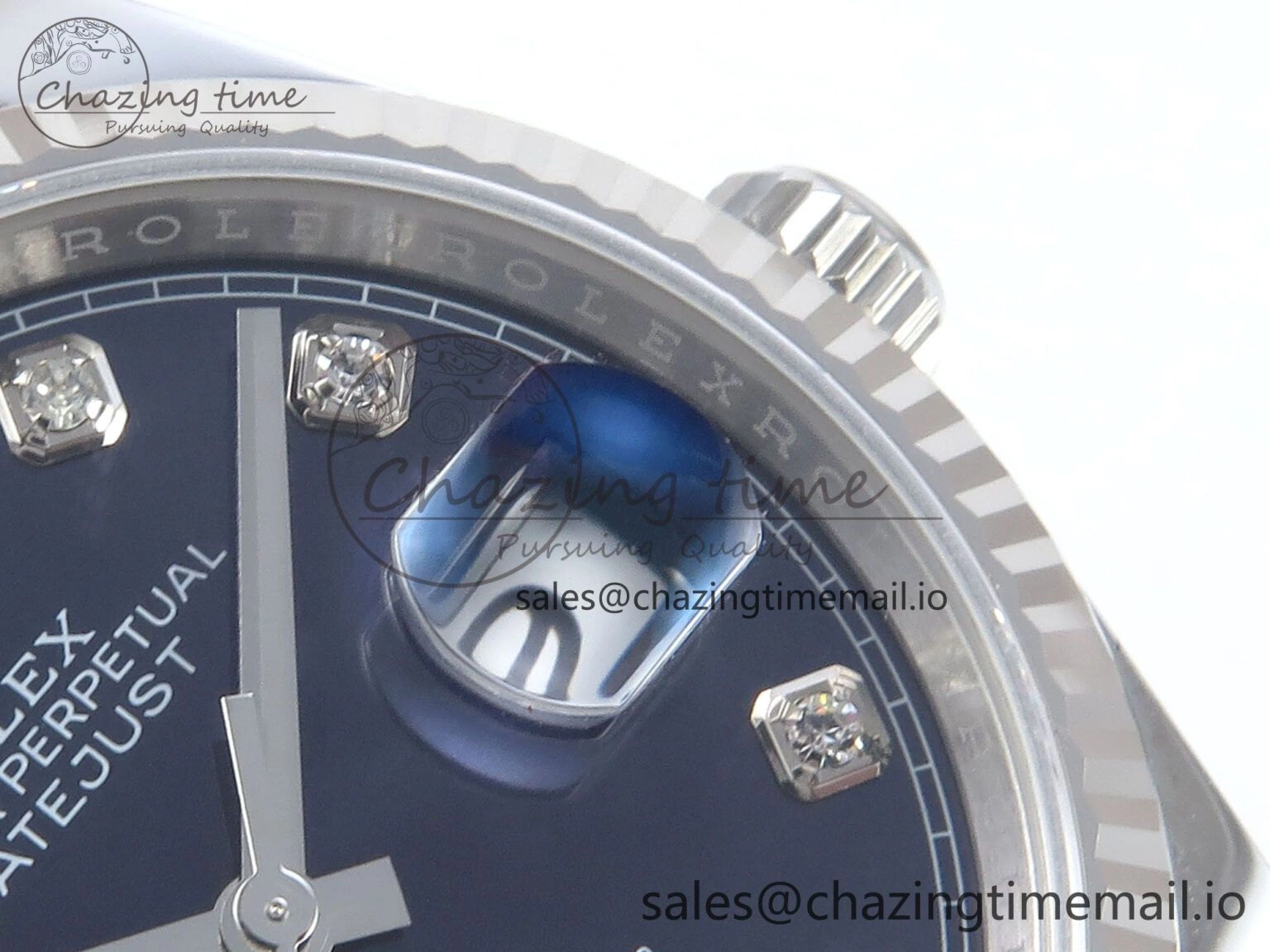 FashionForward DateJust 36 126234 EWEF Best Edition Blue Diamonds Dial on Oyster Bracelet A 695