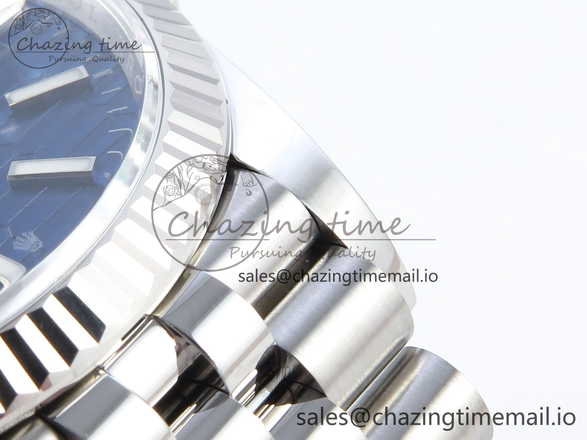 DateJust 36 126234 EWEF Best Edition Blue Textured Dial Stick Marker on Jubilee Bracelet A QuickDry 607