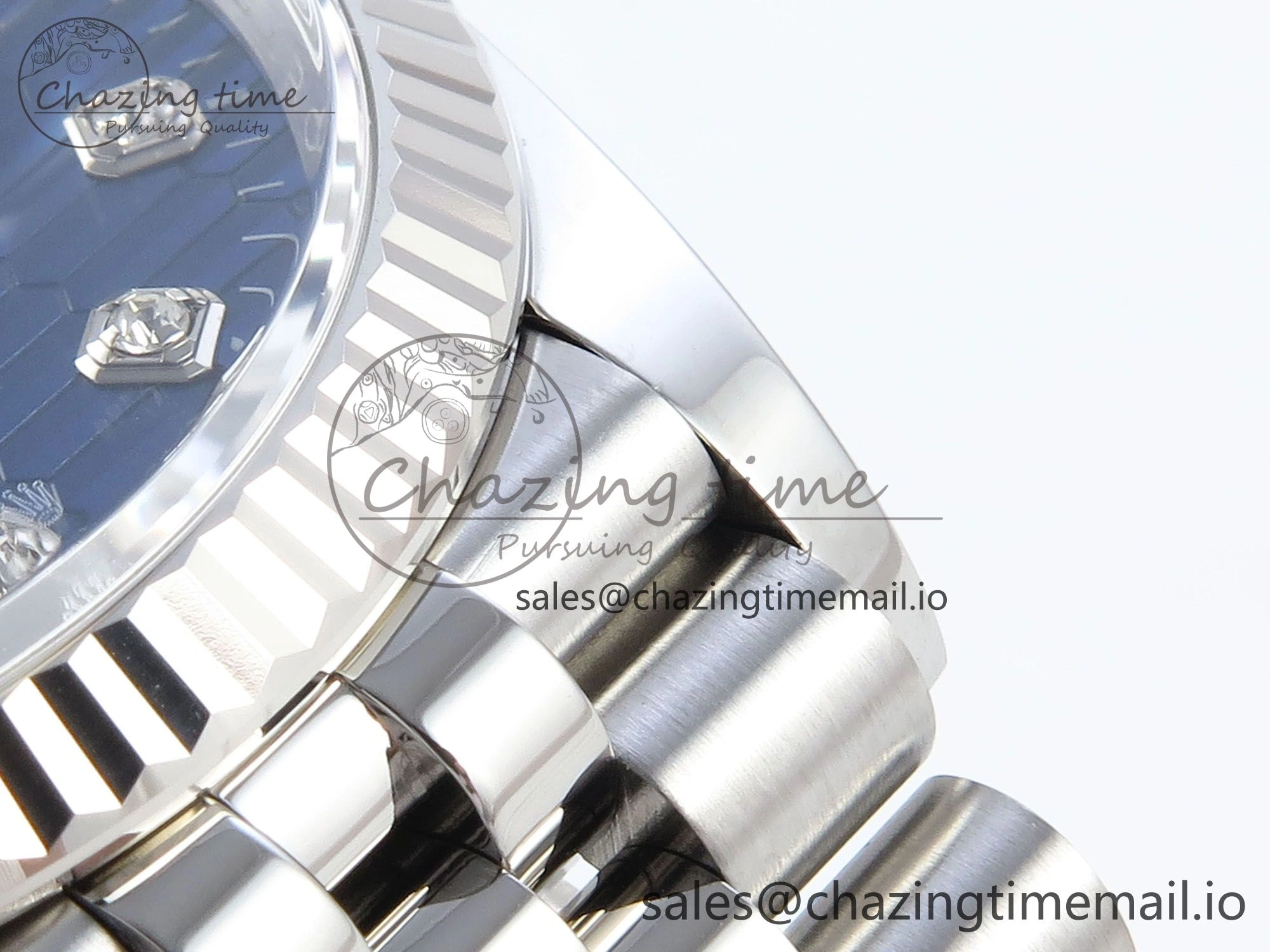 DateJust 36 126234 EWEF Best Edition Blue Textured Diamonds Dial on Jubilee Bracelet A Functional 612
