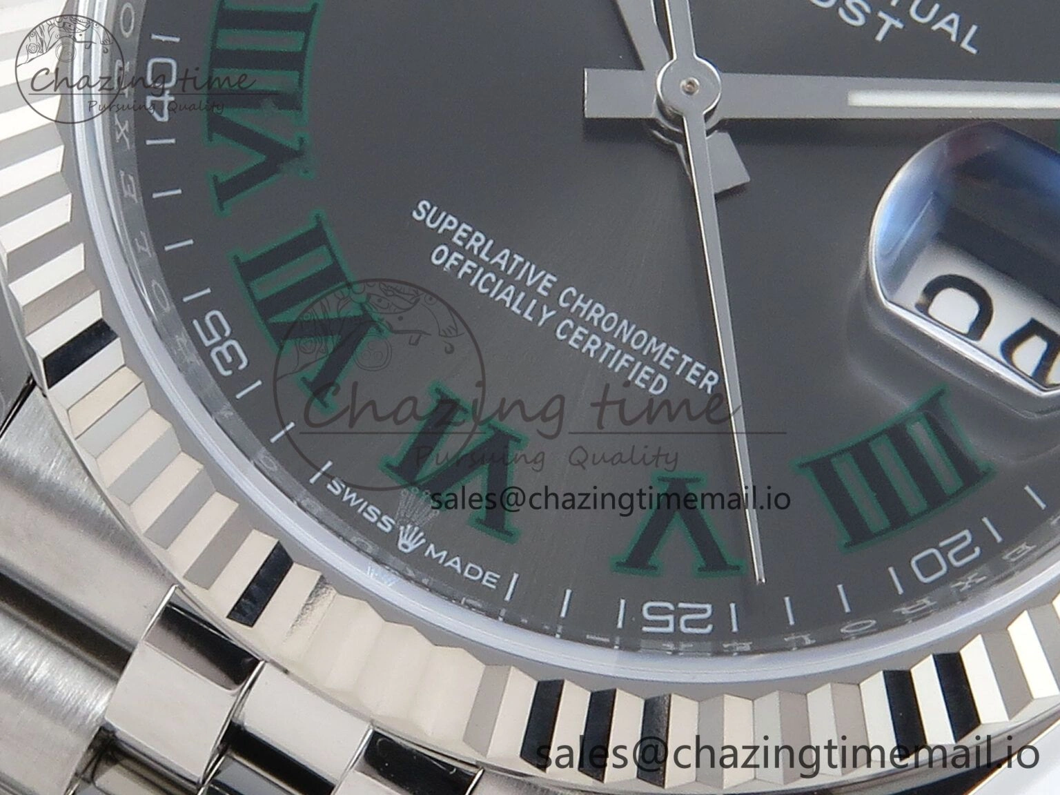 DateJust 36 126234 EWEF Best Edition Gray Roman Dial on Jubilee Bracelet A Fashionable 609