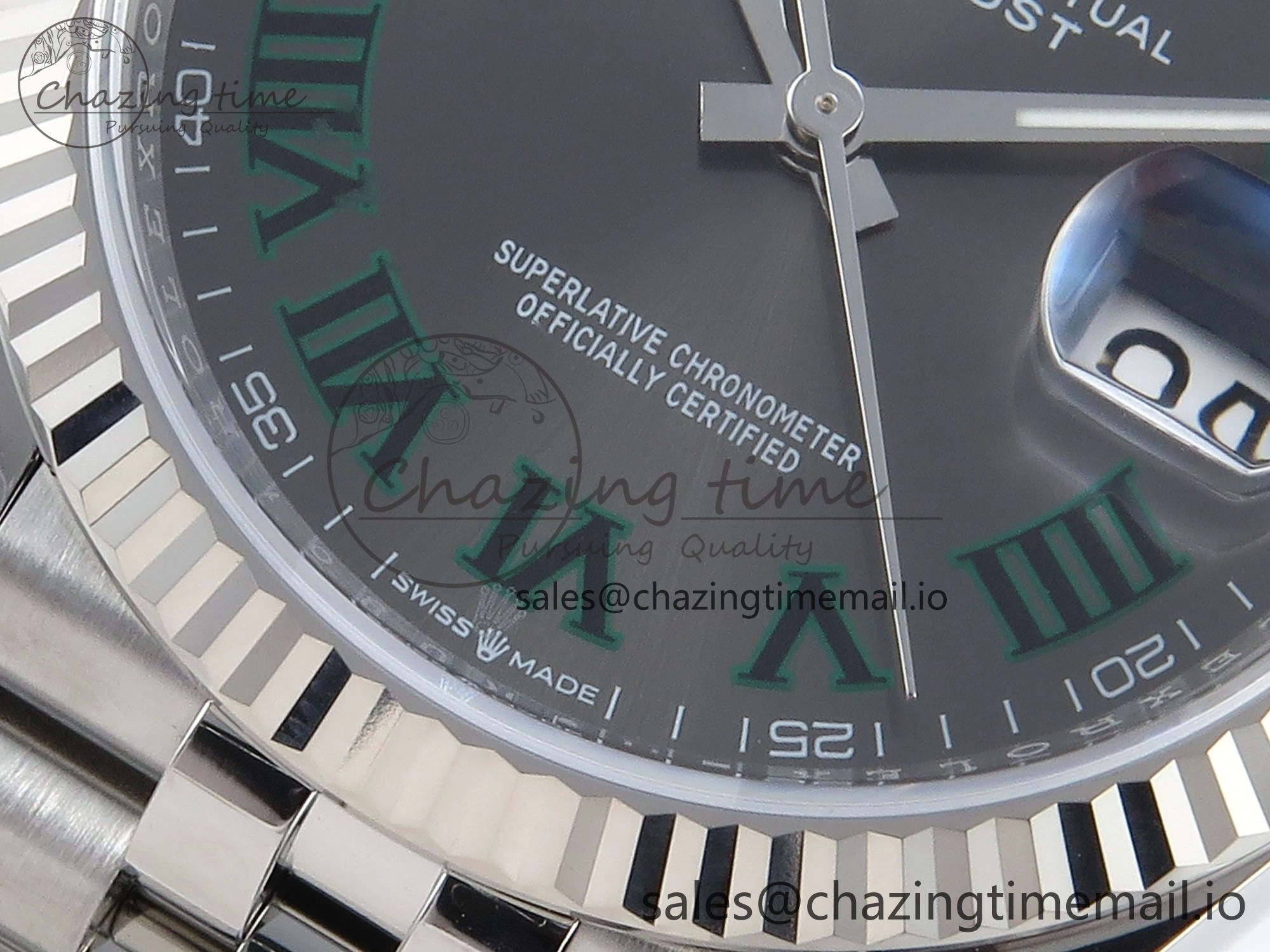 DateJust 36 126234 EWEF Best Edition Gray Roman Dial on Jubilee Bracelet A Fashionable 609