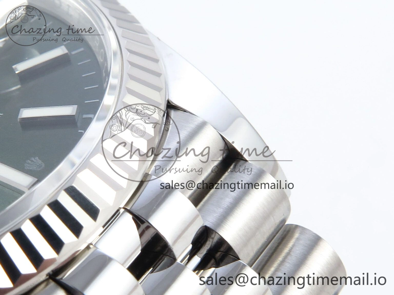 Contemporary DateJust 36 126234 EWEF Best Edition Green Dial Stick Marker on Jubilee Bracelet A 615