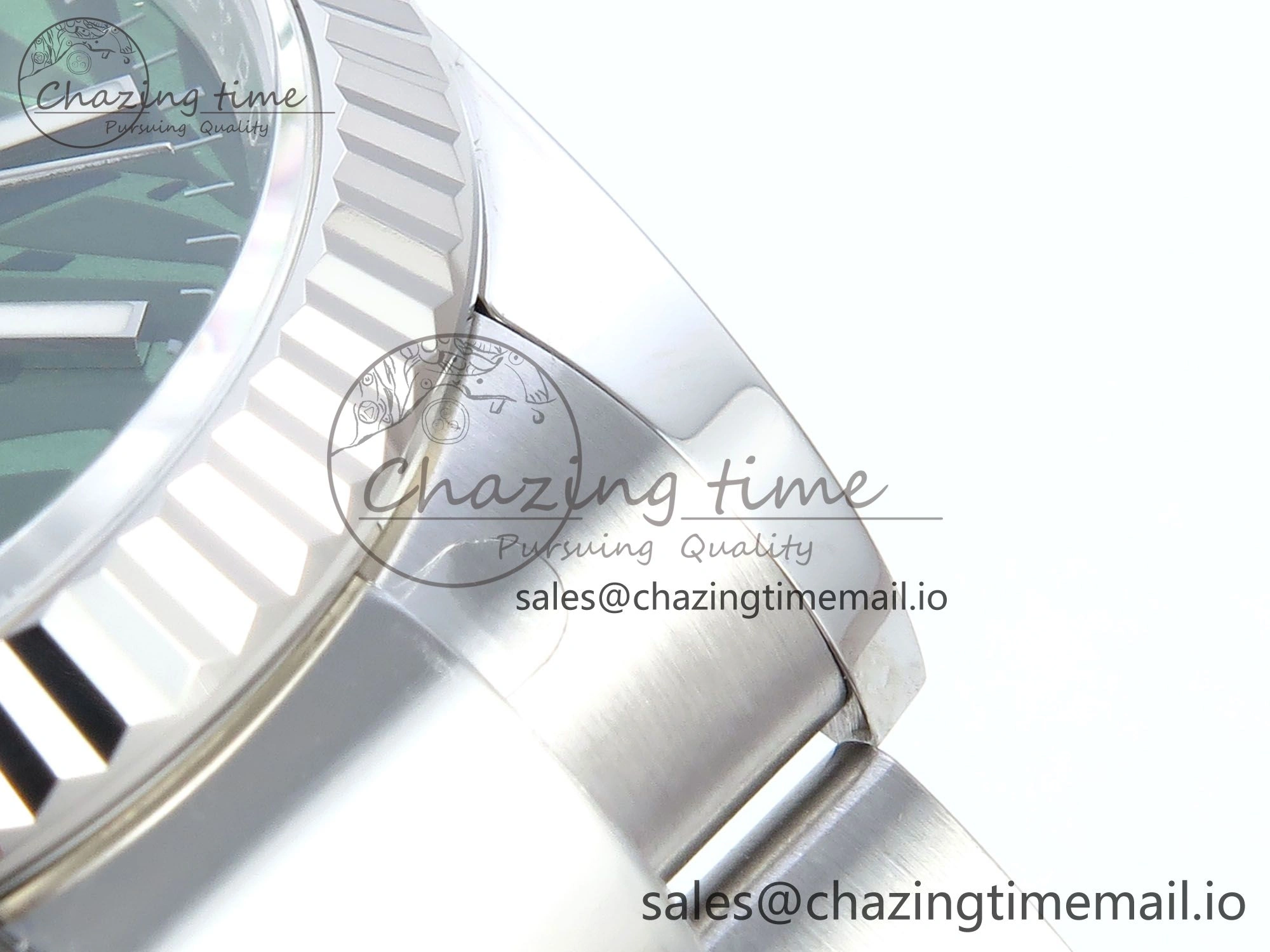 DateJust 36 126234 EWEF Best Edition Green Leaf Stick Dial on Oyster Bracelet A FastDry 697