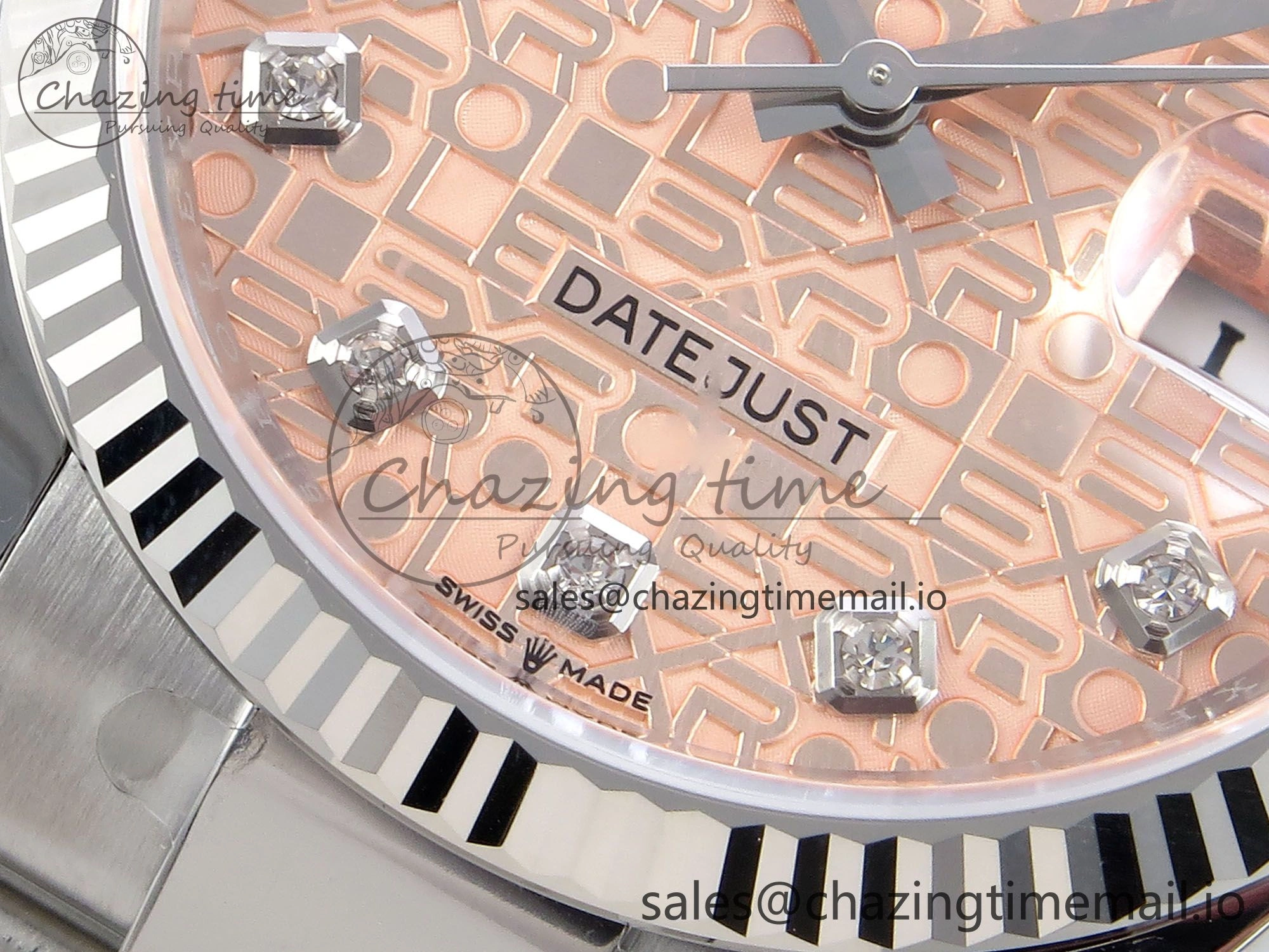 DateJust 36 126234 EWEF Best Edition Orange Pattern Diamonds Dial on Oyster Bracelet A EasyMatch 684