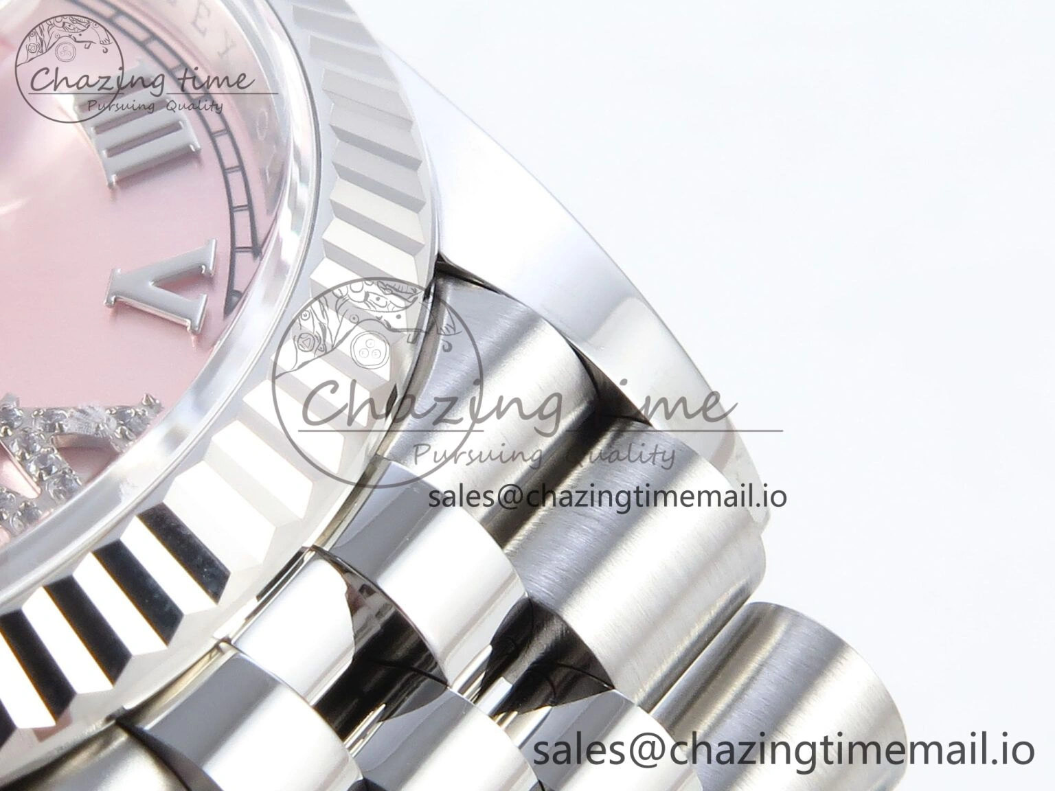 Refined DateJust 36 126234 EWEF Best Edition Pink Roman Dial on Jubilee Bracelet A 602
