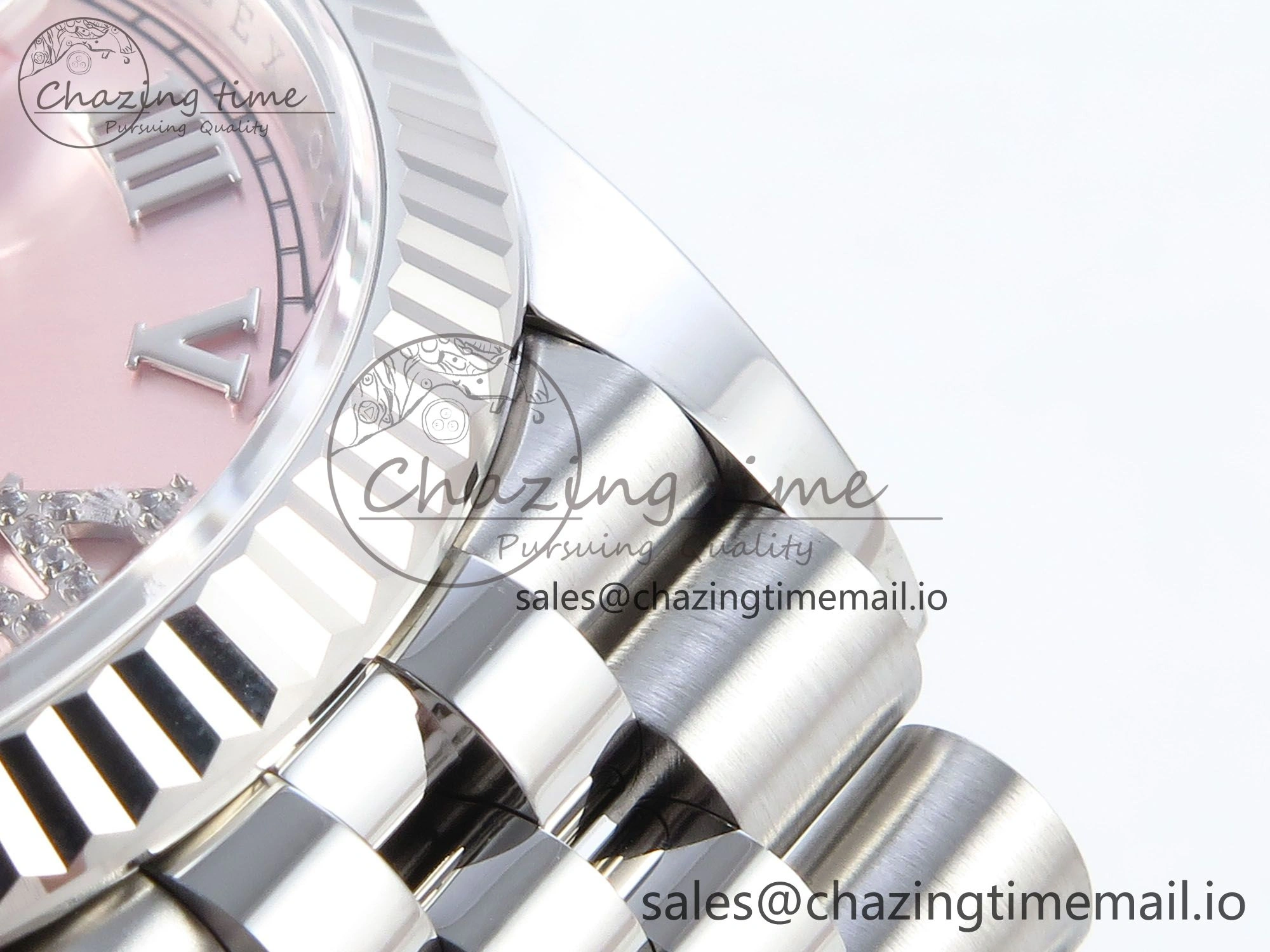 Refined DateJust 36 126234 EWEF Best Edition Pink Roman Dial on Jubilee Bracelet A 602