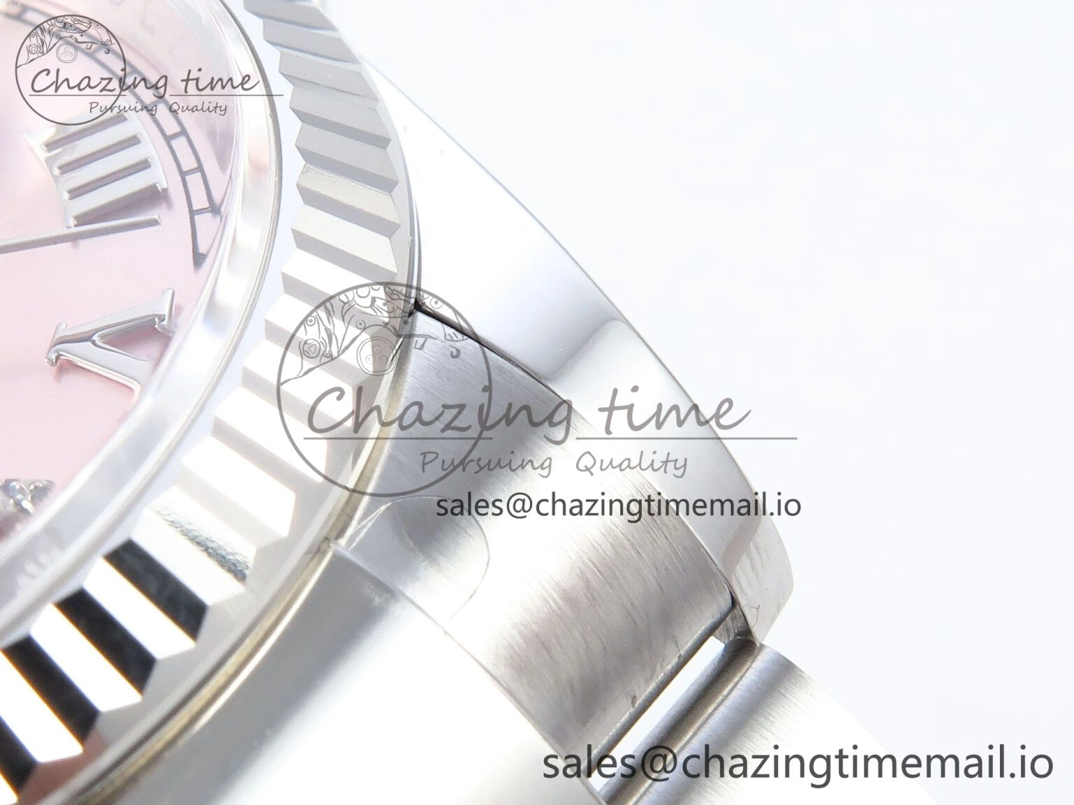 Affordable DateJust 36 126234 EWEF Best Edition Pink Roman Diamonds Dial on Oyster Bracelet A 686