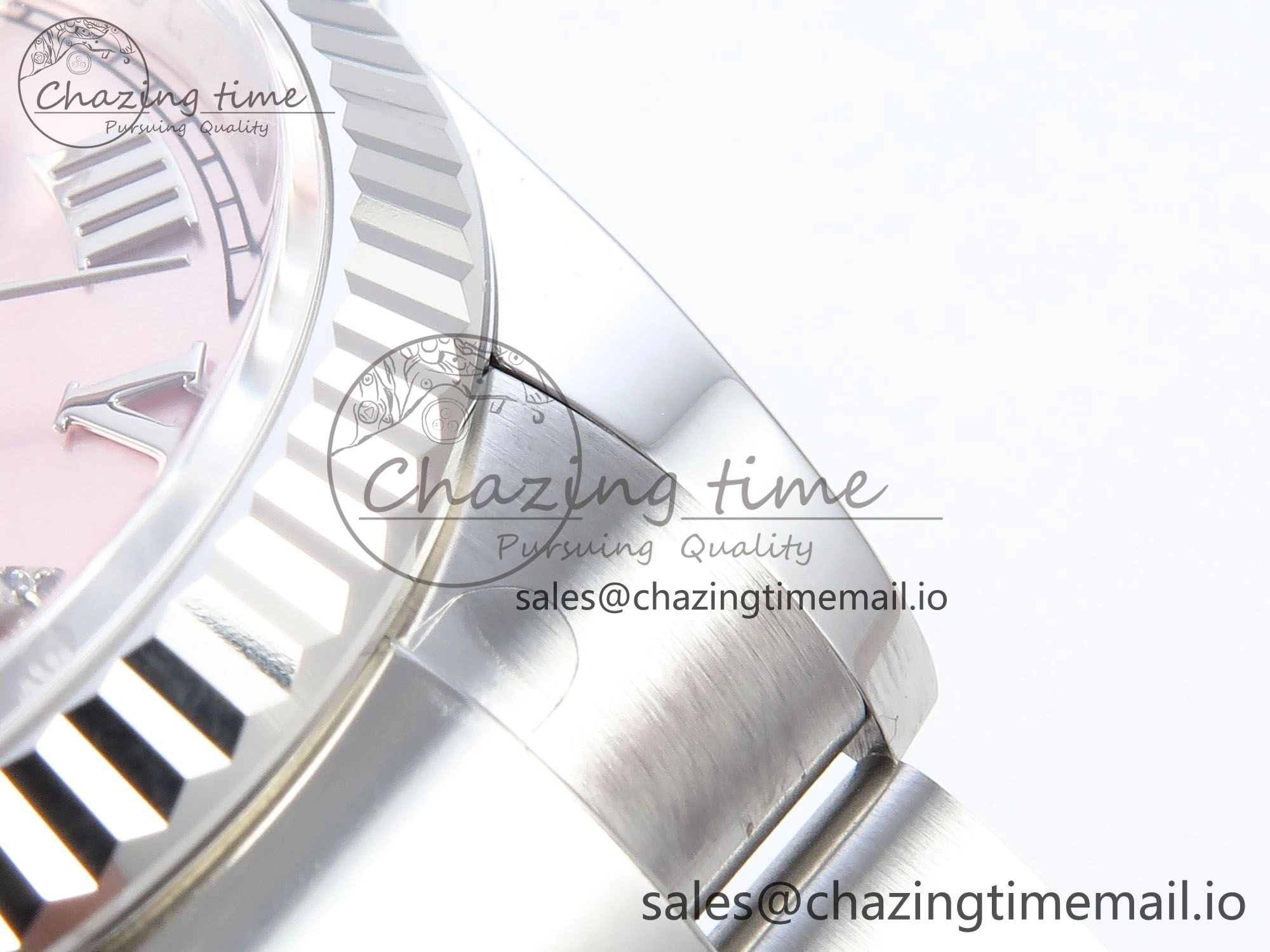 Affordable DateJust 36 126234 EWEF Best Edition Pink Roman Diamonds Dial on Oyster Bracelet A 686