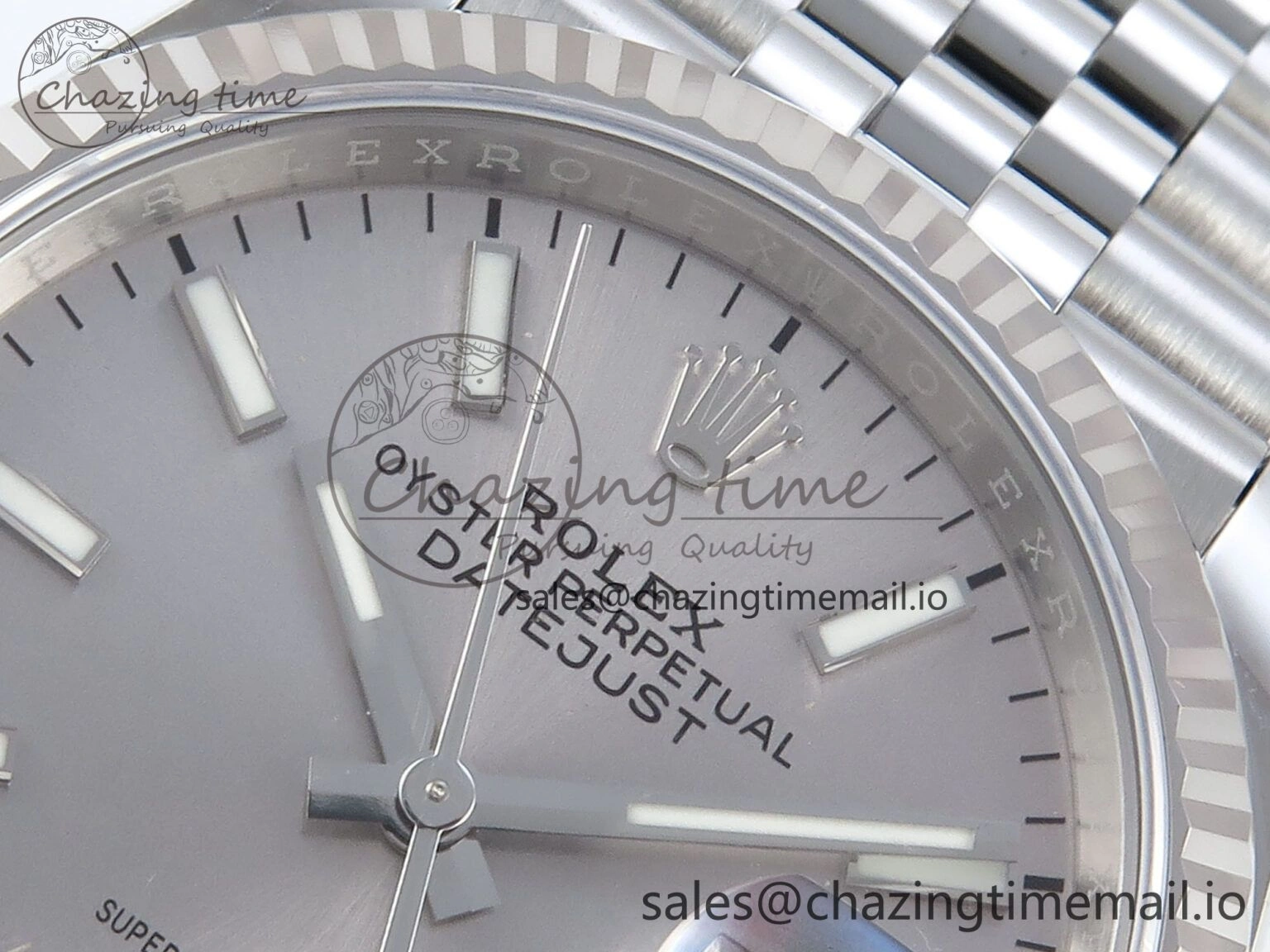 DateJust 36 126234 EWEF Best Edition Silver Dial Stick Marker on Jubilee Bracelet A Durable 608