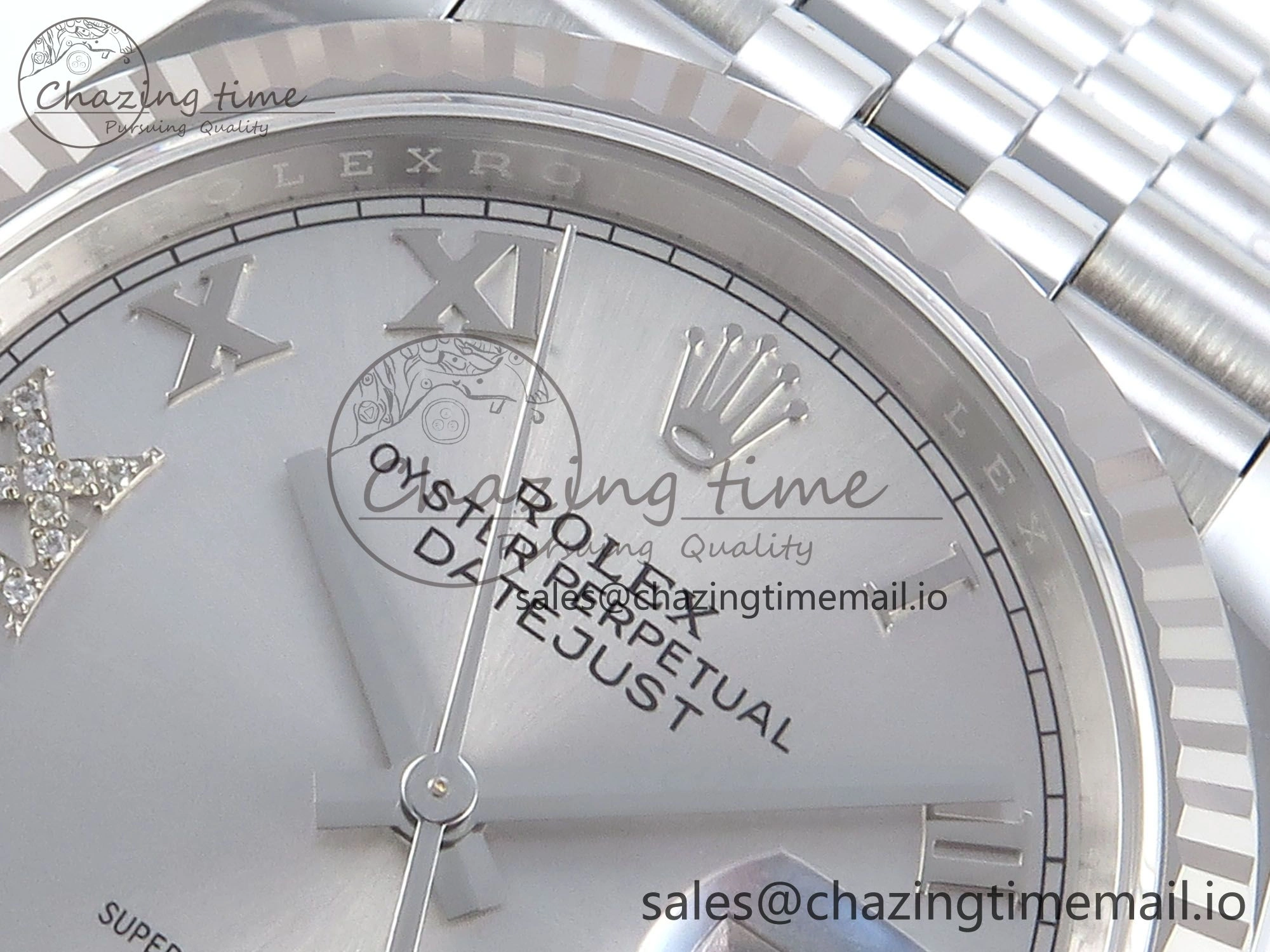 Refined DateJust 36 126234 EWEF Best Edition Silver Roman Dial on Jubilee Bracelet A 614