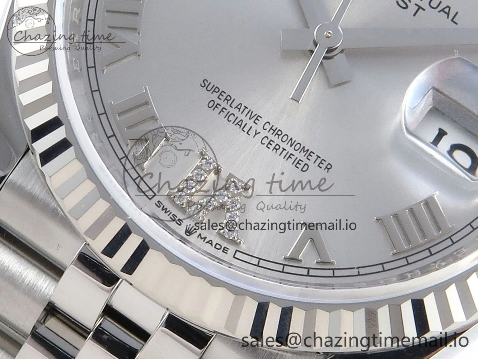 Refined DateJust 36 126234 EWEF Best Edition Silver Roman Dial on Jubilee Bracelet A 614