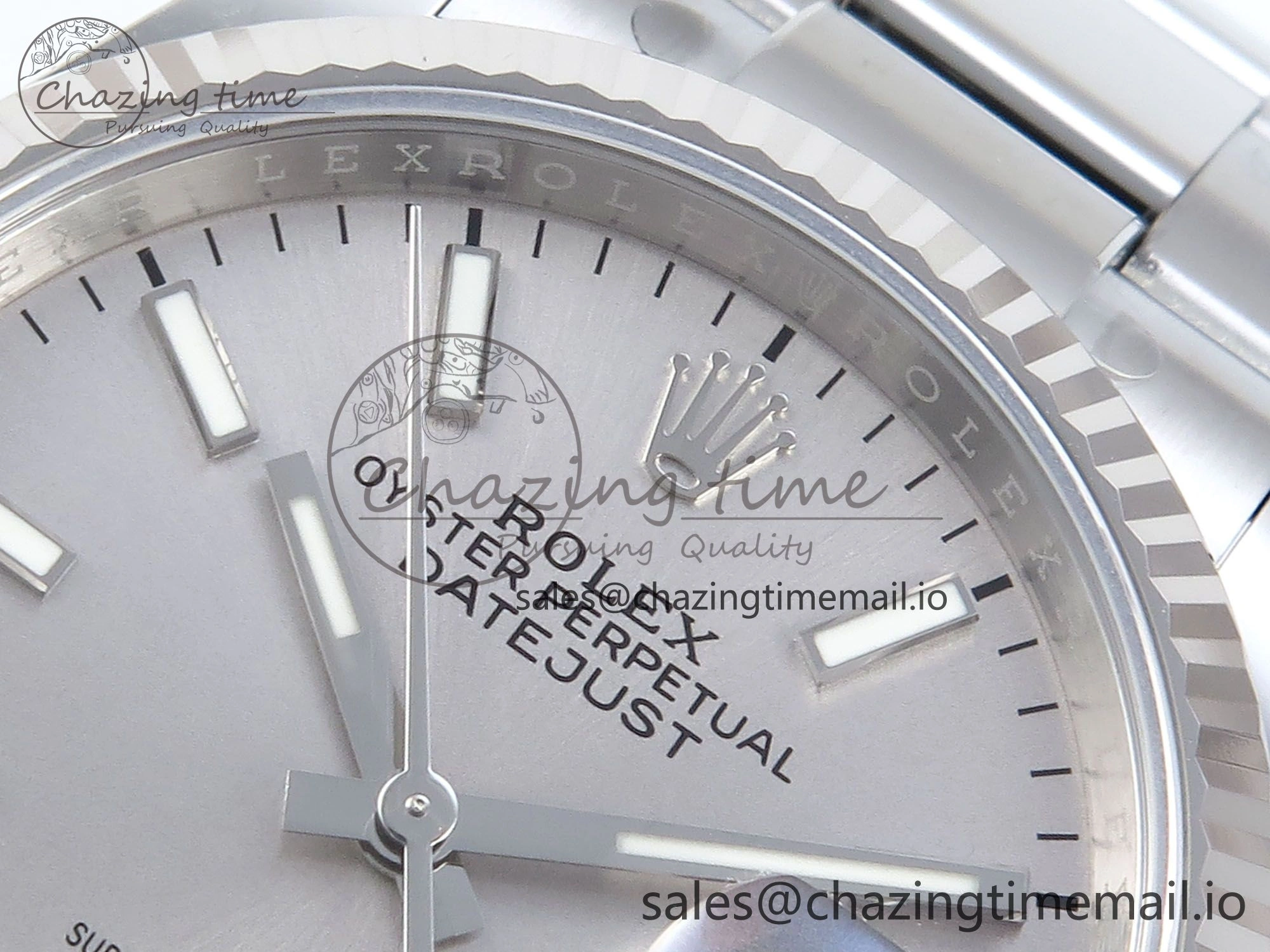 DateJust 36 126234 EWEF Best Edition Silver Stick Dial on Oyster Bracelet A Durable 691