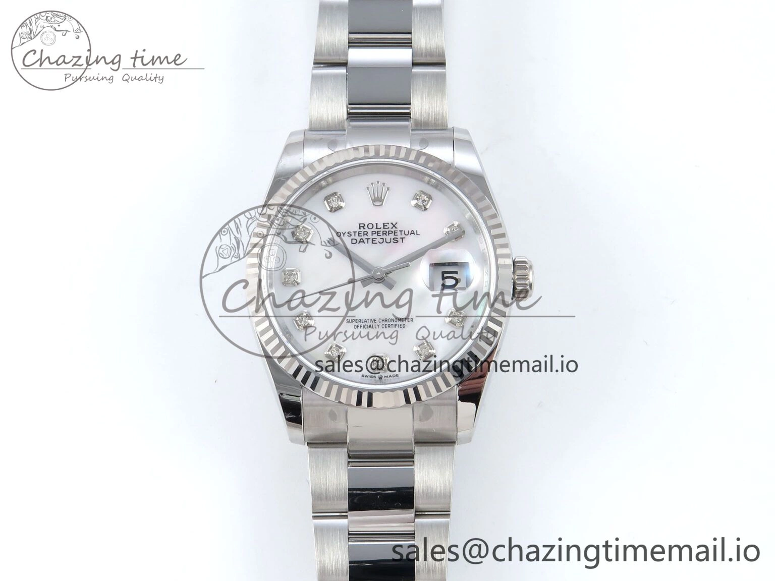DateJust 36 126234 EWEF Best Edition White MOP Dial on Oyster Bracelet A Versatile 693