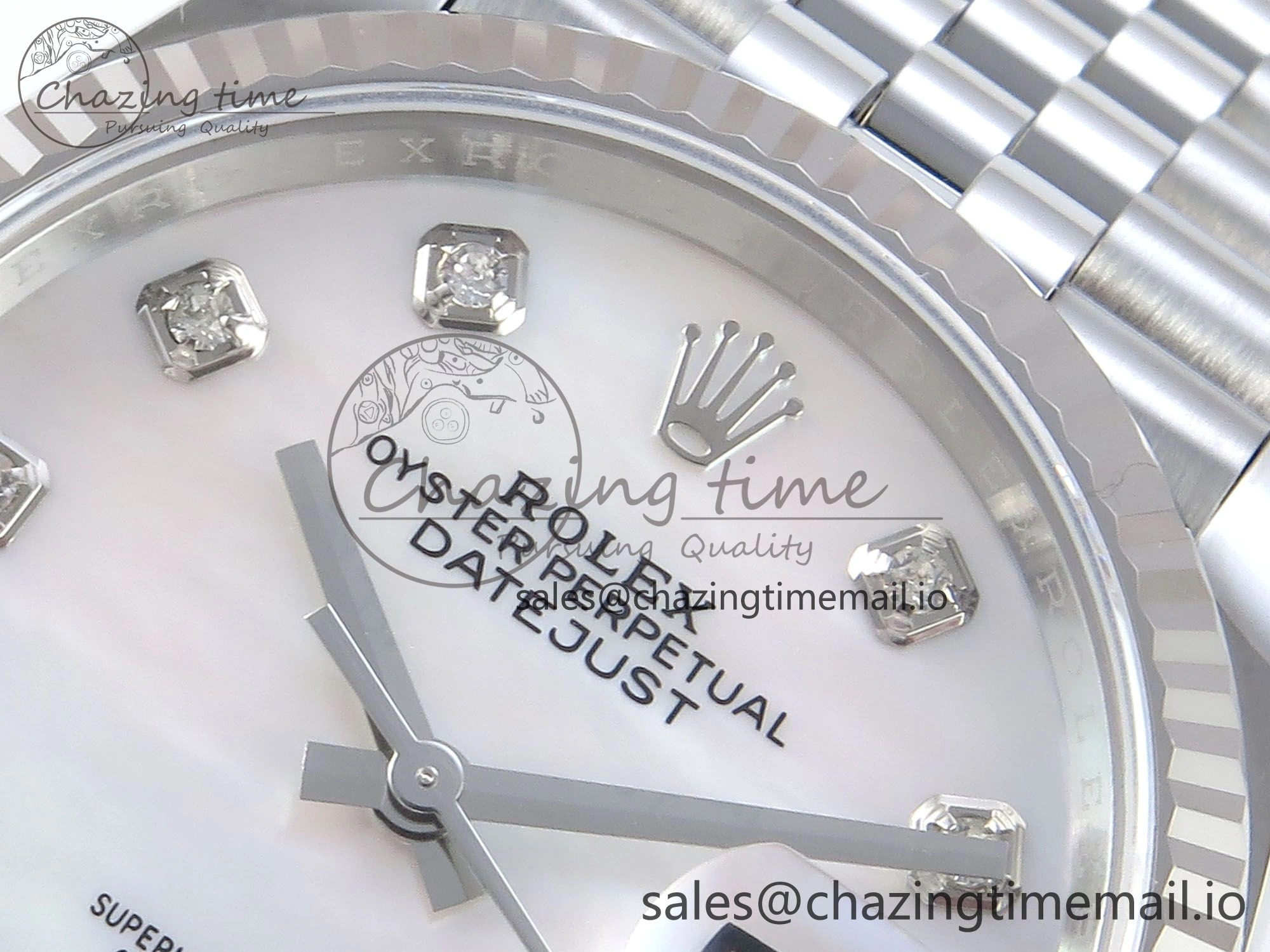 DateJust 36 126234 EWEF Best Edition White MOP Diamonds Dial on Jubilee Bracelet A EyeCatching 611