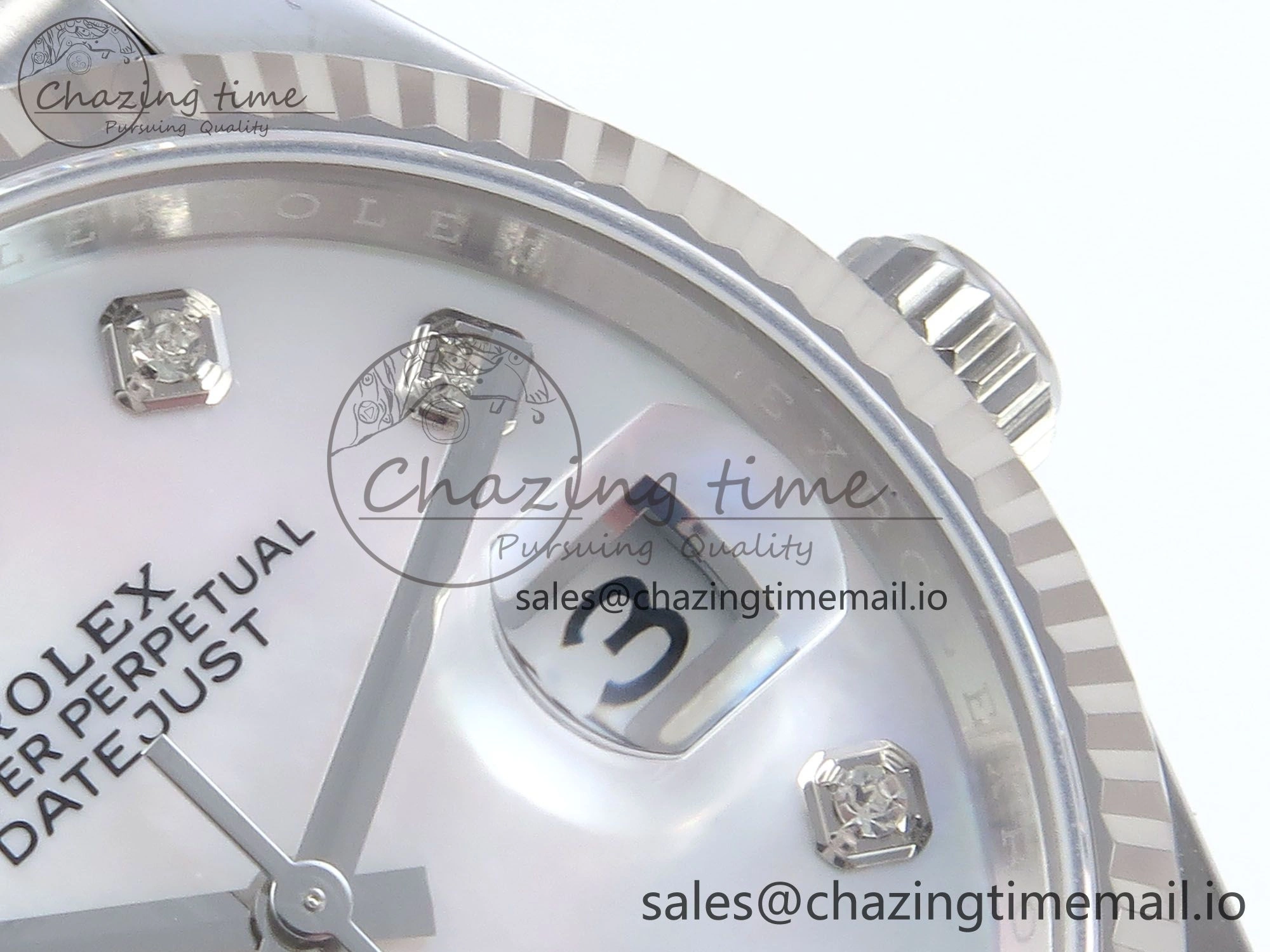 DateJust 36 126234 EWEF Best Edition White MOP Diamonds Dial on Jubilee Bracelet A EyeCatching 611