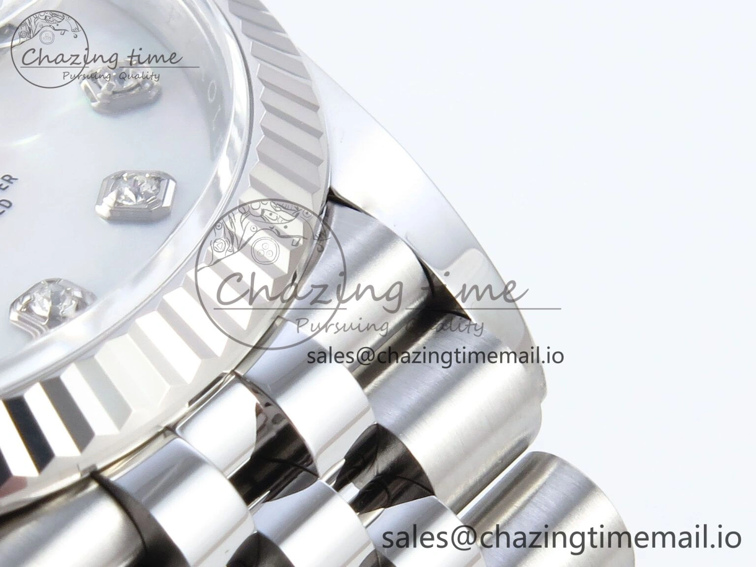 DateJust 36 126234 EWEF Best Edition White MOP Diamonds Dial on Jubilee Bracelet A EyeCatching 611