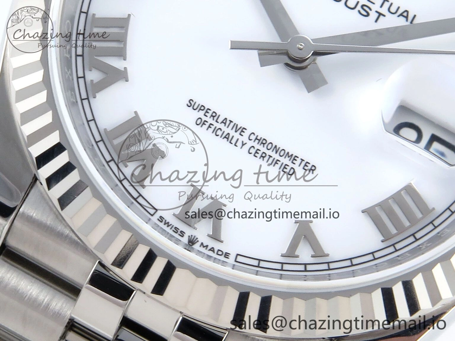 DateJust 36 126234 EWEF Best Edition White Roman Dial on Jubilee Bracelet A SmartChoice 610