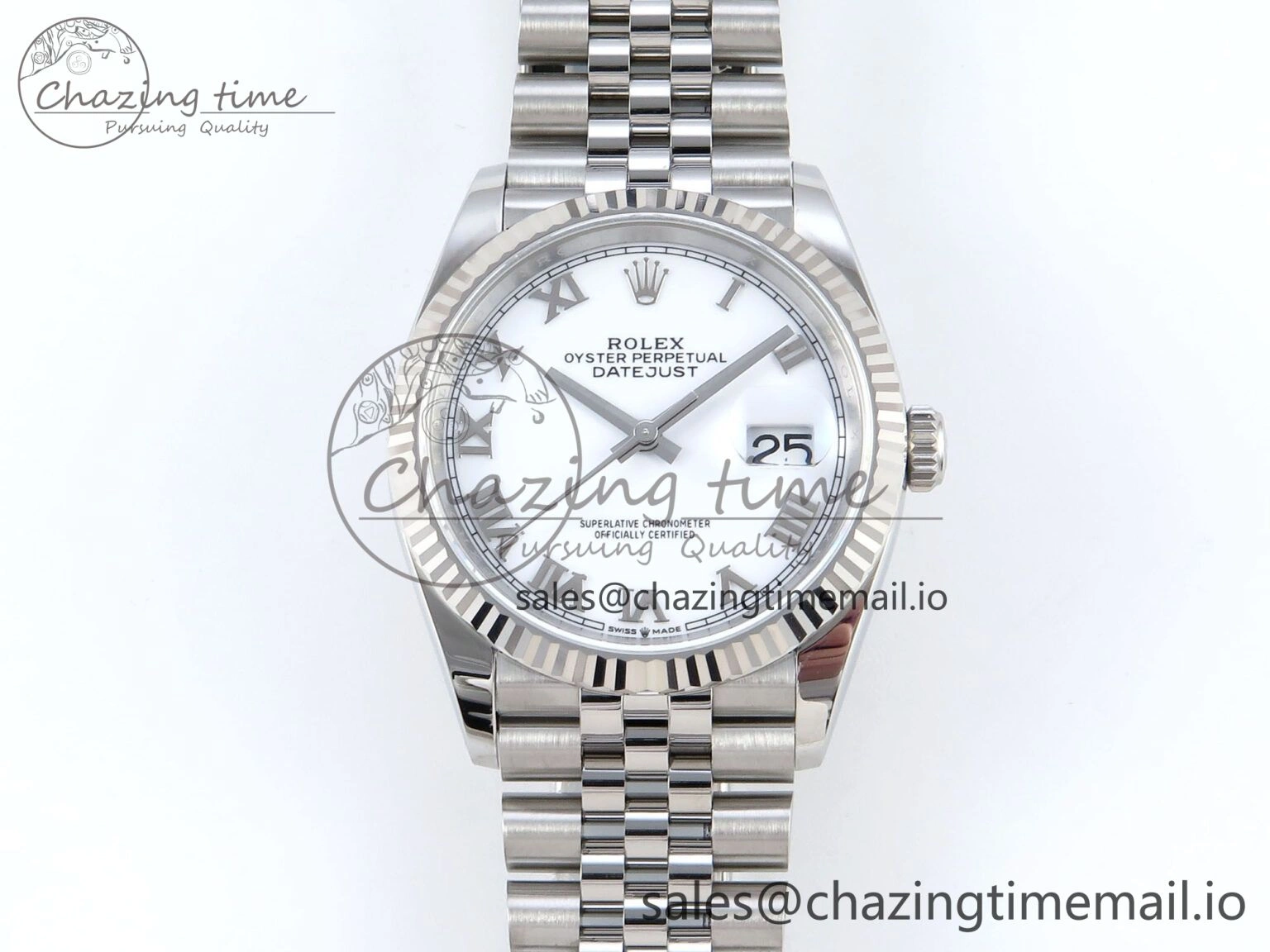 DateJust 36 126234 EWEF Best Edition White Roman Dial on Jubilee Bracelet A SmartChoice 610