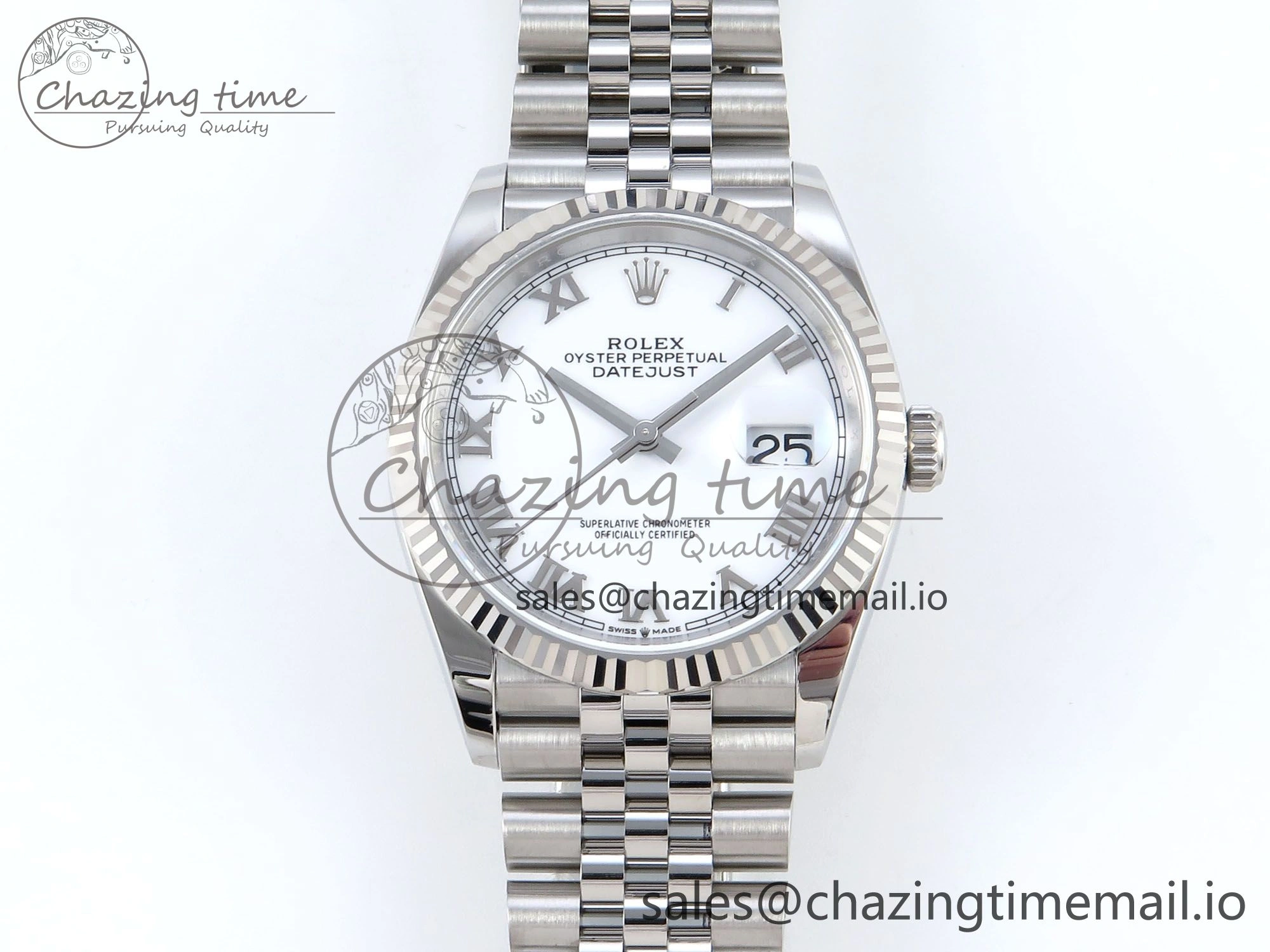 DateJust 36 126234 EWEF Best Edition White Roman Dial on Jubilee Bracelet A SmartChoice 610